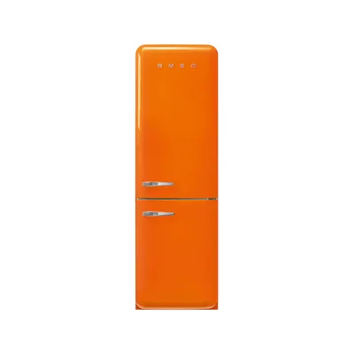 Produktbild von Smeg FAB32ROR5 Freistehende KÃ1/4hl-/Gefrierkombi, 2 TÃ1/4ren, 234 l Nutzinhalt KÃ1/4hlteil, 97 l Nutzinhalt Gefrierteil, 60,1 cm Breite, , 204 kWh/Jahr, 4 Sterne, 37 dB Geräuschemissionen, Inverter-Motor, NoFrost-System