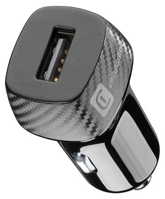 Produktbild von USB Car Charger 12W Black (60764) Autoladegerät