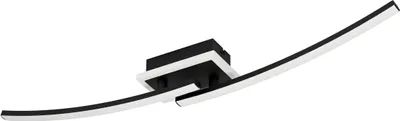 Produktbild von EGLO LED Deckenlampe Lungolago, Deckenleuchte für Büro und Küche, Bürolampe Decke, Küchenlampe aus Metall in Schwarz, neutralweiß, 74 cm