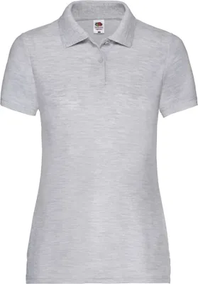 Produktbild von Poloshirt für Damen Damen-Fit 65/35 Polo - Heather Grau, XL