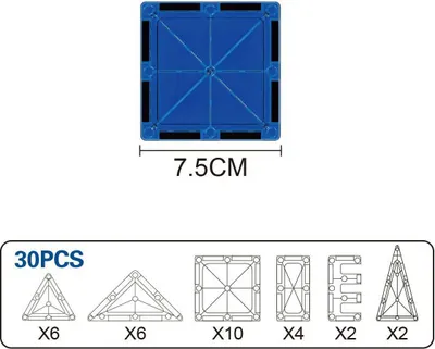 Image de Kit de disques magnétiques - 30 pièces.