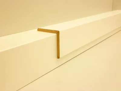 Produktbild von B.S. Bauprogramm Winkelleiste 250 cm 40 x 40 mm weiß