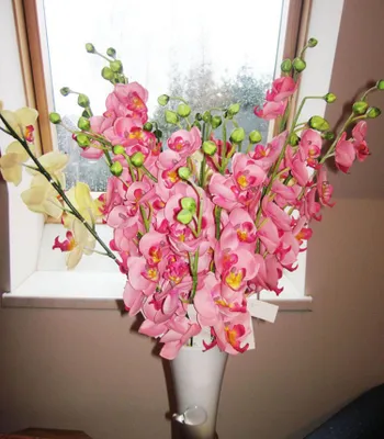 Produktbild von Kunst - Orchidee Phalaenopsis, Rosa, 80 cm