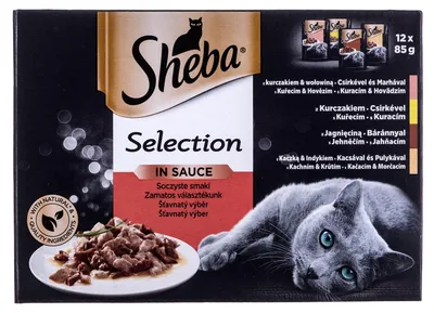 Image de SEBA pocket SELECT chunks in Juicy Sauce selection paquet de 12 1020 g MS Seba, sachet, chats