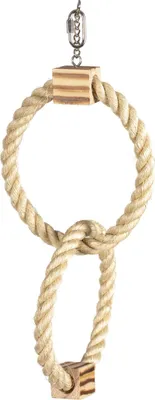 Produktbild von Duvo+ Doppelring Sisal mit Holzblock