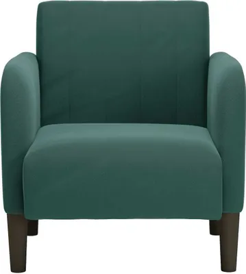 Produktbild von Möbel Fernseh- & Relaxsessel - Grün - CLORIS Sessel mit Armlehnen Dunkelgrün 54 cm Samt,13.9 Kg - 818914