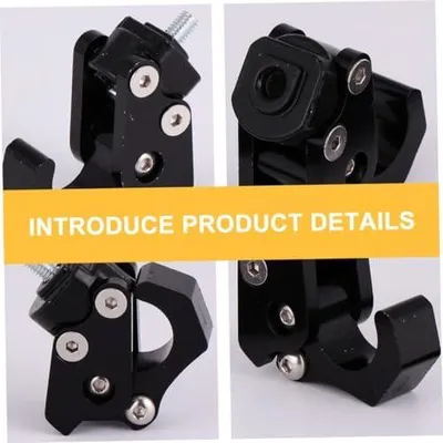 Produktbild von Faltbarer Helmhaken aus stabiler Aluminiumlegierung für Motorradzubehör