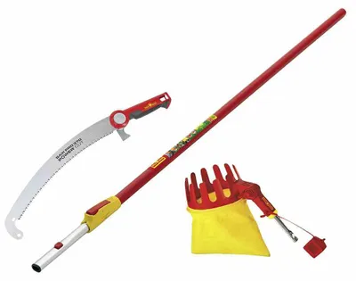 Immagine prodotto di WOLF-GARTEN 71ACJ002650 Sega per rami + impugnatura + raccoglitore di frutta PCS PRO 370+ZM-V4+RG-M