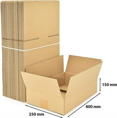 Produktbild von Paket – Klappkarton 400 x 250 x 150 mm – 10 Stück
