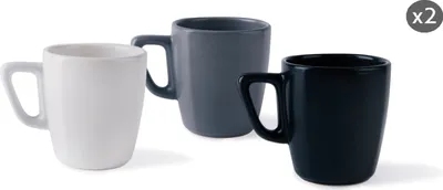 Zdjęcie produktu dla Excelsa zestaw 6 kubków Eclipse kamionka 25 cl bunt