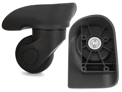 Image de Solidchoice - Roulettes de rechange pour valises - 1 paire de roulettes de bagages avec 4 trous de fixation