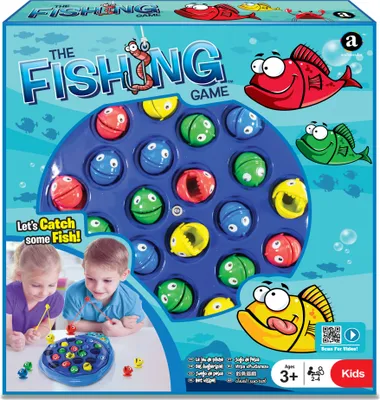 Produktbild von The Fishing Game - Kinderspiel Angel Geschicklichkeit Gesellschaftsspiel - für 2-4 Spieler für Kinder ab 3 Jahren