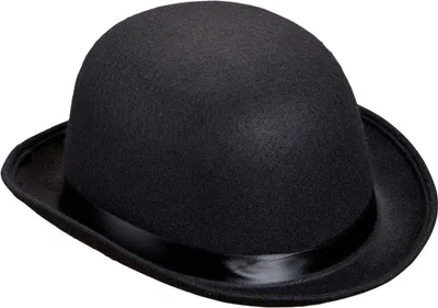 Produktbild von Deluxe Melone Filzhut schwarz
