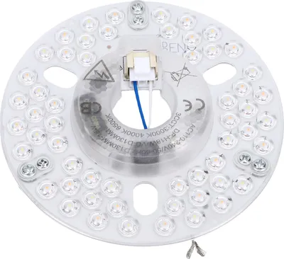 Zdjęcie produktu dla Panel zamienny do wentylatora sufitowego z oświetleniem, magnetyczny, 18 W, 3CCT, 3 temperatury barwowe, energooszczędny, okrągła dioda LED