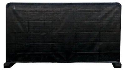 Produktbild von Bauzaunnetz schwarz 1,80 x 3,45 m