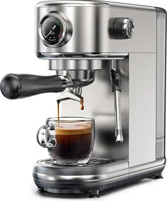 Produktbild von HiBREW H10B, Espressomaschine, 1,3 l, Gemahlener Kaffee, Silber