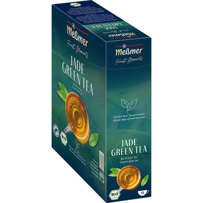 Image de Meßmer 4061506 Meßmer Jade Green Tea Thé biologique 15 portions