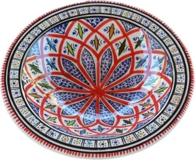 Immagine prodotto di Assiette Tebsi Bakir rouge - D 23 cm