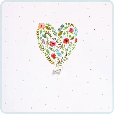 Produktbild von Allgemeine Wünsche  Finest Collection Karte mit Briefumschlag plastikf