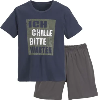 Produktbild von AUTHENTIC LE JOGGER Pyjama 2 -teilig marine-anthrazit Größe 170/176