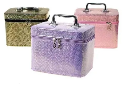 Produktbild von Koffer L mit Spiegel und Schloss, 23 x 17 x 15 cm, MIX – ADAR