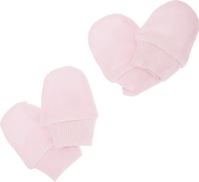 Produktbild von Baby Kratzhandschuhe für Neugeborene, 2 Paar, 100% Baumwolle BABY1015 (Neugeborene) (Rosa)