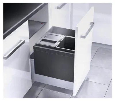 Produktbild von Einbau-Abfalleimer Triple XL 44 für 50 cm Schränke mit Frontauszug