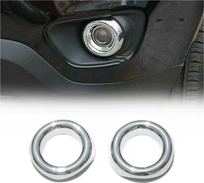Zdjęcie produktu dla Obramowanie świateł przeciwmgielnych do Jeep Compass 2011-2016 chrom ABS 2x