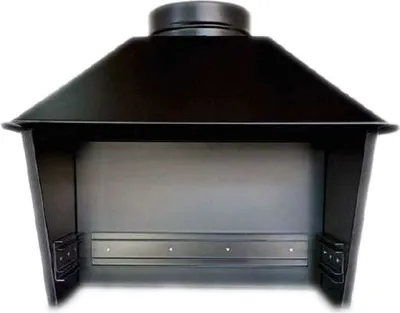 Produktbild von Grillbauhaube mit Seitenwänden B 82 X T 54,5 X H 73 cm Rauchabzug 25 cm
