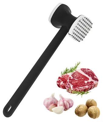 Metall-Vleeshamer, doppelseitig, für Steak, Hähnchen, Rindfleisch