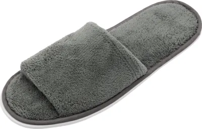 Produktbild von Frottierslipper, Universalgröße, grau, vorteilhaftes 10er Set