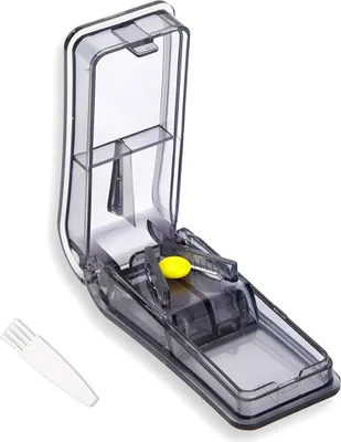 Produktbild von Tablettenteiler für große und kleine Tabletten, schwarz