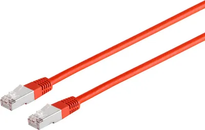 Produktbild von Patchkabel cat 6 S/FTP PIMF Halogenfrei rot 5m