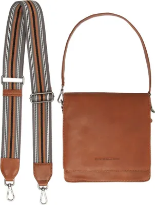Zdjęcie produktu dla Skórzana torba na ramię marki Chesterfield Osuna Flapoverbag Cognac jasnobrązowa