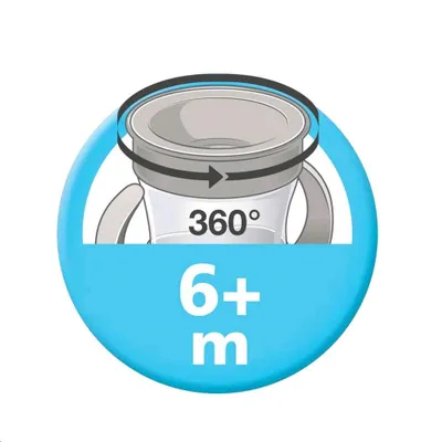 Produktbild von Baby Mini Magic NUK 360° Becher mit Deckel rot