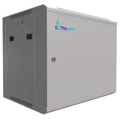 Obrázok produktu pre Extralink 9U 600x450 ASP Grey | Rack cabinet | wall-mounted  solid sheet metal door