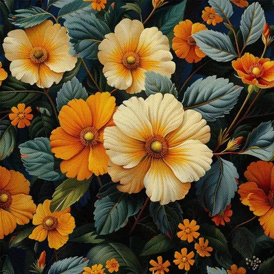 Obrázok produktu pre OUTDOOR DEKOSTOFFE OXFORD - Motiv Blumen I DX5477