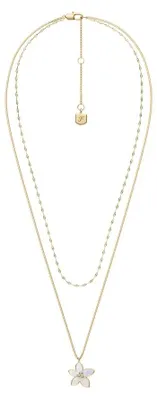 Produktbild von Fossil Sutton Damen Goldfarbene Halskette aus Edelstahl, JF04969710