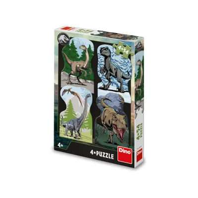 Zdjęcie produktu dla DINO Toys Puzzle Jurassic World 4x54 elementy