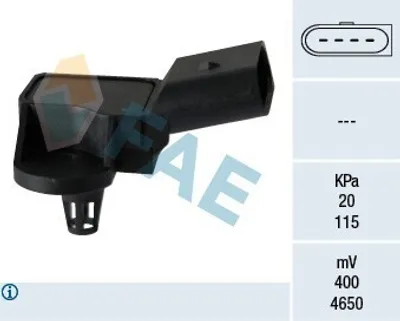 Produktbild von FAE 15090 Ladedrucksensor für AUDI A4 Avant (8K5, B8) Saugrohr