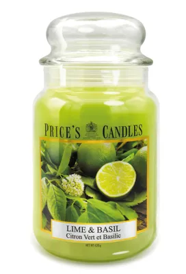 Produktbild von Duftkerze im Bonbonglas Lime & Basil PRICES