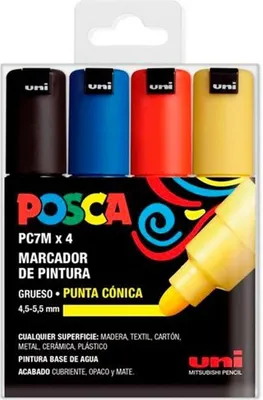 Immagine prodotto di Set di pennarelli Uni-Ball PC-7M Basic Colorati