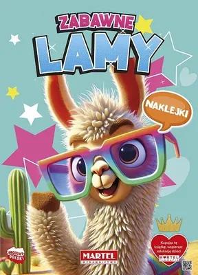 Zdjęcie produktu dla Zabawne Lamy. Kolorowanka z naklejkami dla dzieci