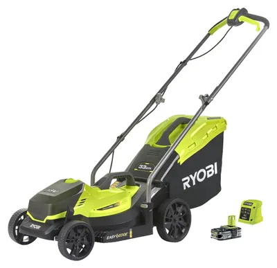 Produktbild von Ryobi RLM18C33B25, Schubrasenmäher, 150 m², 33 cm, 2,5 cm, 6,5 cm, 35 l