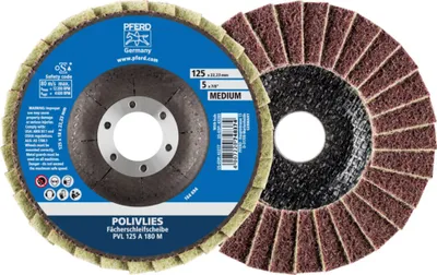 Produktbild von Pferd Fächerschleifscheibe mittel Durchmesser 125mm Korund A - 44694112