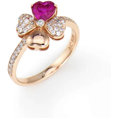Immagine prodotto di Anelli da dito collezione Amen Rosé 14 Amore - donna
