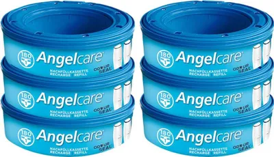 Produktbild von Angelcare Angelcare Windeleimer Nachfüllkassette 6er Pack 2770