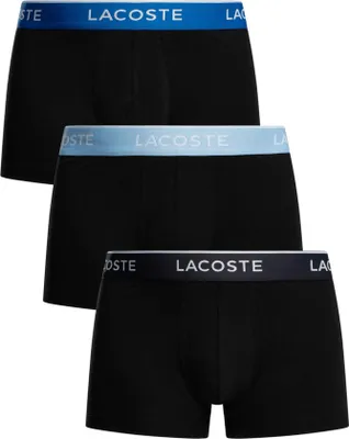 Produktbild von Lacoste 3er Pack Baumwollstrümpfe, Schwarz L