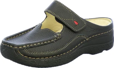 Produktbild von Wolky Roll Slipper, Clog, Printed leather, black, 0622770-000 37