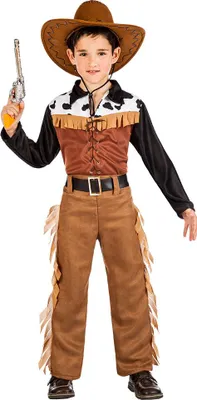 Image de Costume de cow-boy « Austin » pour garçons | Marron Taille : 3-4 ans